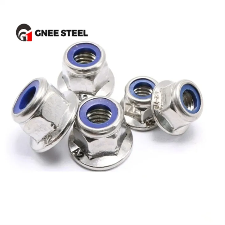 DIN 1663 šesťhranná nylonová poistná matica