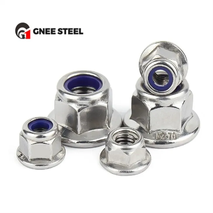 Prírubové nylonové matice DIN6926