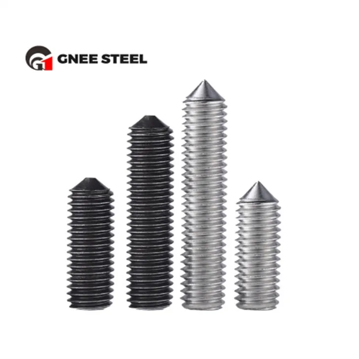 DIN915 DIN916 nastavovacie skrutky z nehrdzavejúcej ocele
