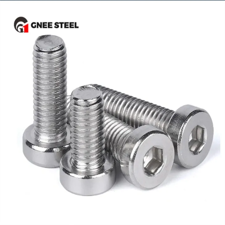 SS201 SS304 SS316 Skrutky so šesťhrannou hlavou s nízkou hlavou