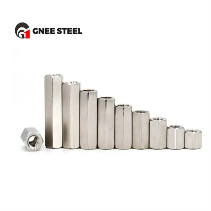 SS316 dlhé šesťhranné spojovacie matice